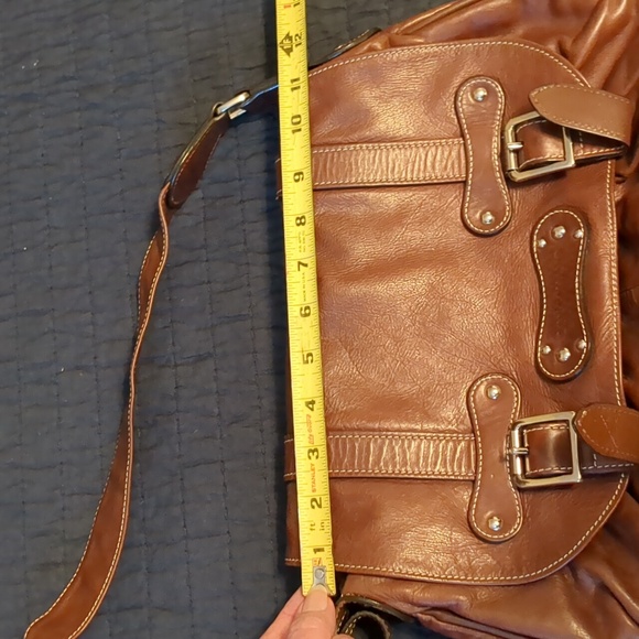 Longchamp Leather Flap Crossbody Bag - Picture 12 of 16